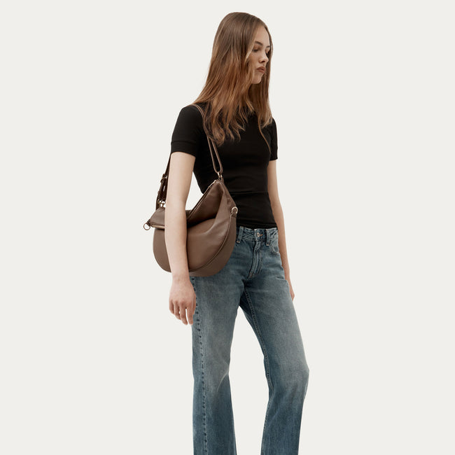Leopard Hobo - Cocoa