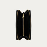 Maxi Wallet - Black Croc