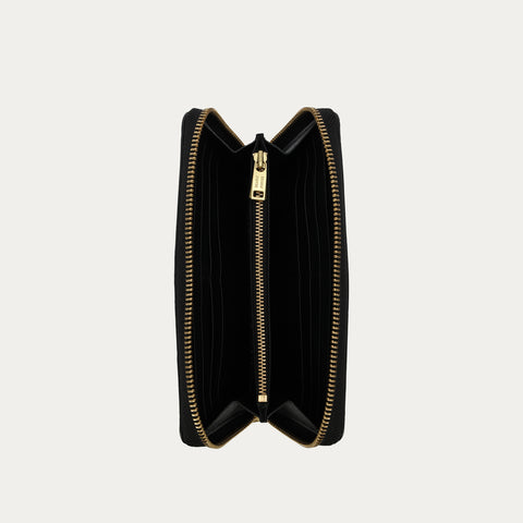 Maxi Wallet - Black Croc
