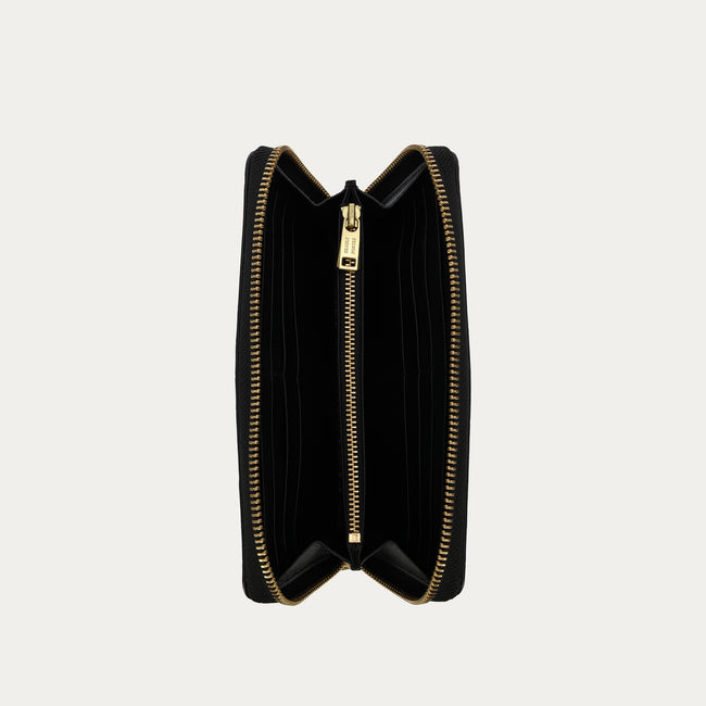 Maxi Wallet - Black Croc