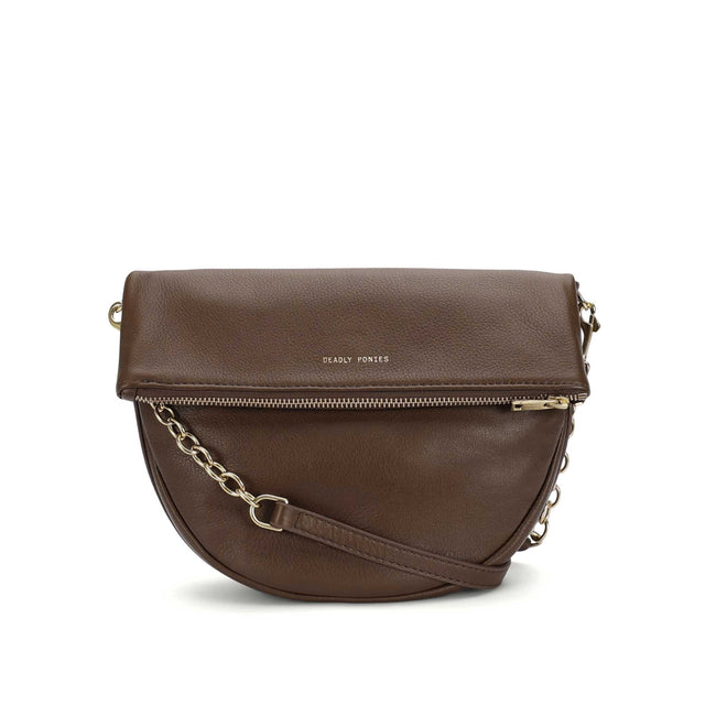 Mini Leopard Crossbody - Cocoa