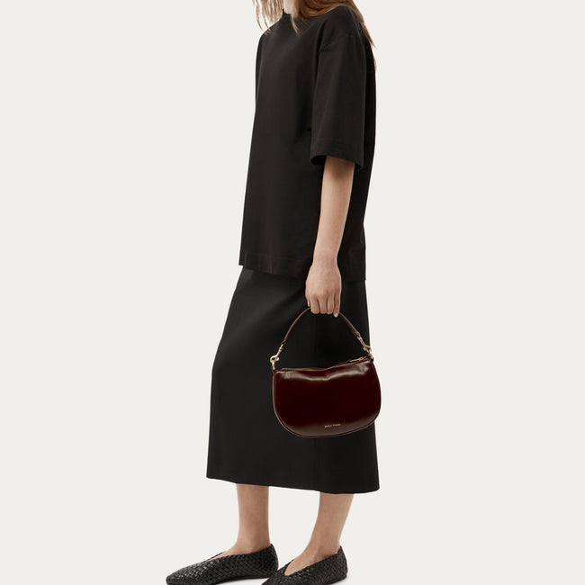 Mini Sling Bag - Dark Cherry Gloss