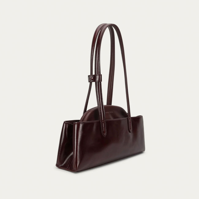 Mini Vault Tote - Dark Cherry Gloss