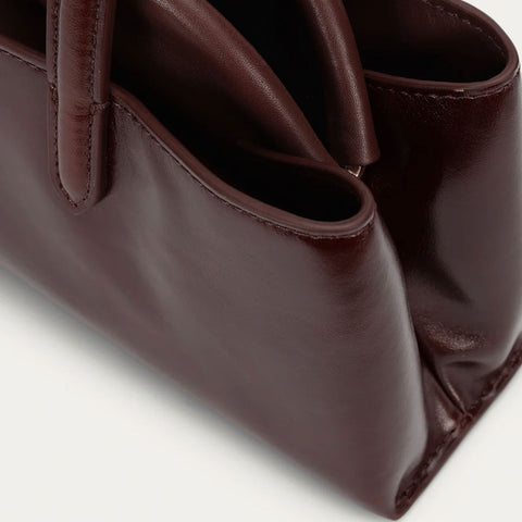 Mini Vault Tote - Dark Cherry Gloss