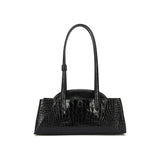 Mini Vault Tote - Black Croc