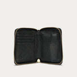Mini Wallet - Black Croc