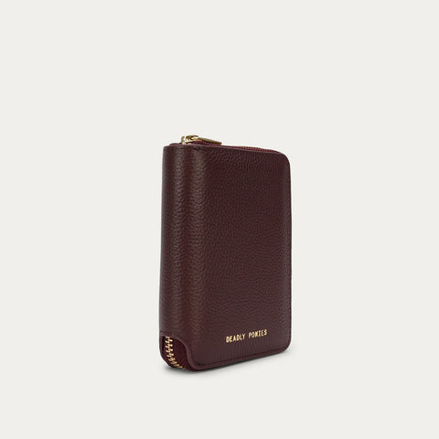 Mini Wallet - Dark Cherry