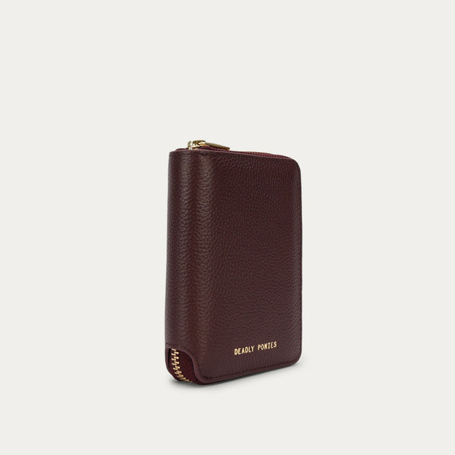 Mini Wallet - Dark Cherry