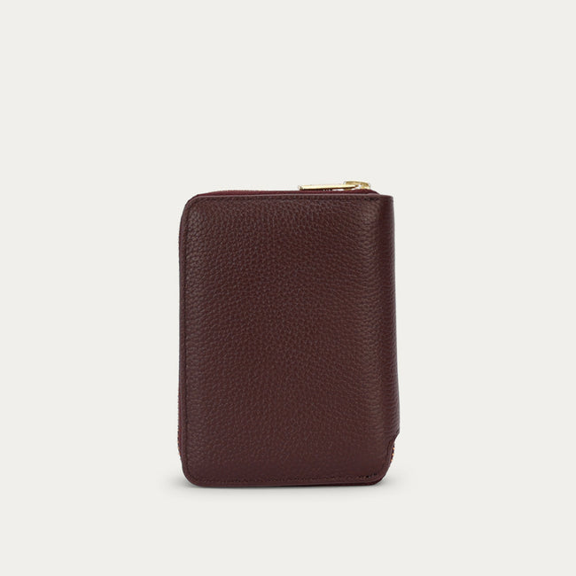 Mini Wallet - Dark Cherry
