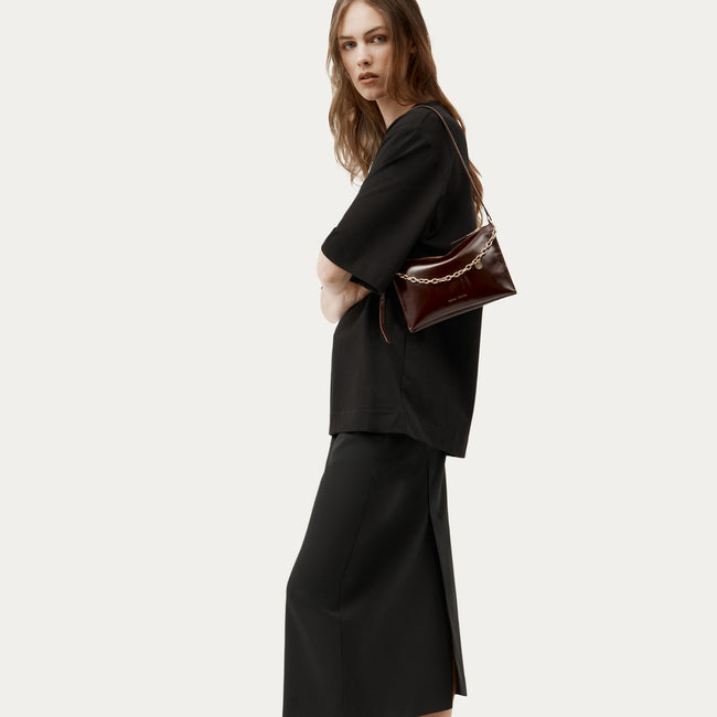 Minimese Crossbody - Dark Cherry Gloss