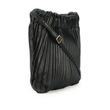 Mr Cinch Pouch Pleated - Black