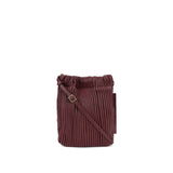 Mr Cinch Pouch - Claret Pleated