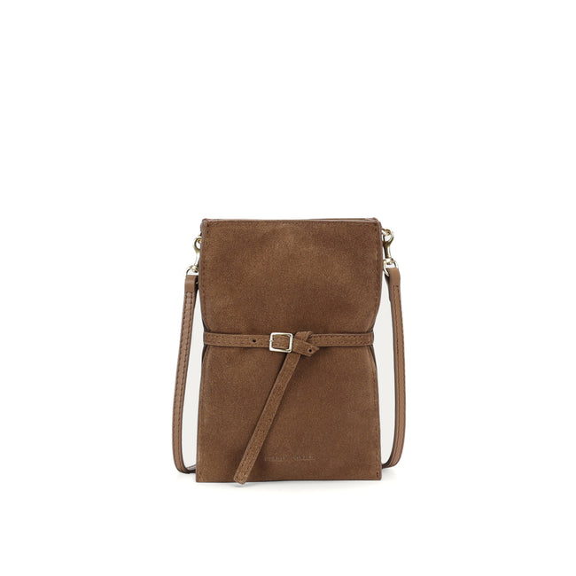 Penny Phone Pouch - Hazel Suede