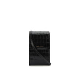 Poucheroo Phone Wallet - Black Croc