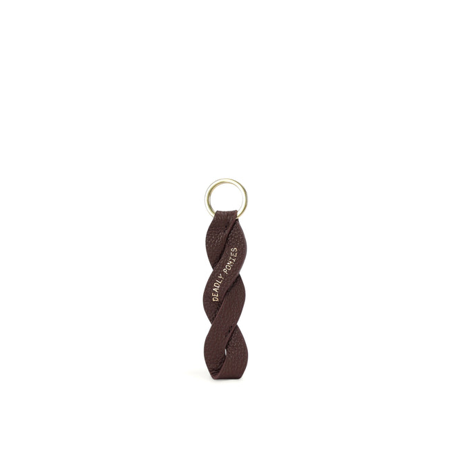 Twister Key Charm - Dark Cherry