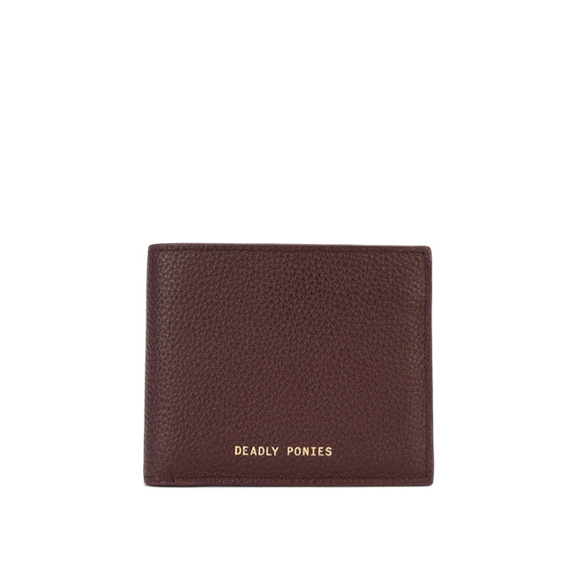 Unisex Flip Wallet - Dark Cherry