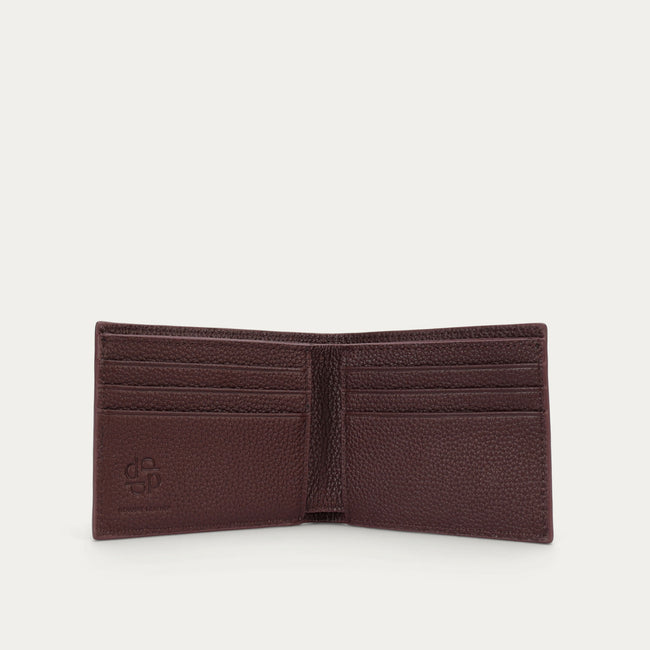 Unisex Flip Wallet - Dark Cherry
