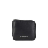 Unisex Zip Wallet - Black/Silver