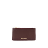 Zip Card Holder - Dark Cherry