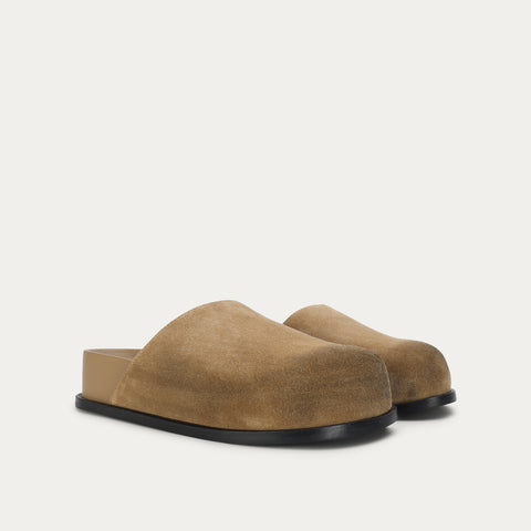 Alastor Slide - Oat Suede