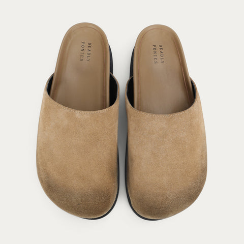 Alastor Slide - Oat Suede