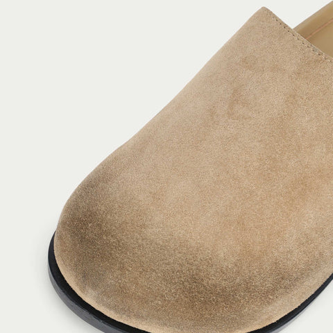 Alastor Slide - Oat Suede