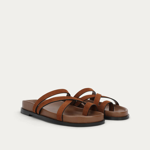 Ariadne Slide - Driftwood Suede