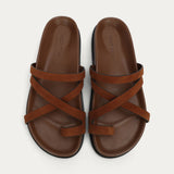 Ariadne Slide - Driftwood Suede