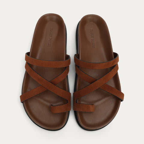 Ariadne Slide - Driftwood Suede