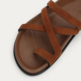 Ariadne Slide - Driftwood Suede