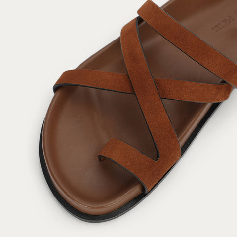 Ariadne Slide - Driftwood Suede