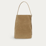 Clippity Tote - Oat Suede