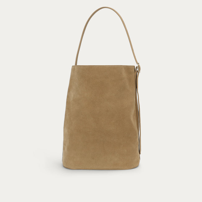 Clippity Tote - Oat Suede