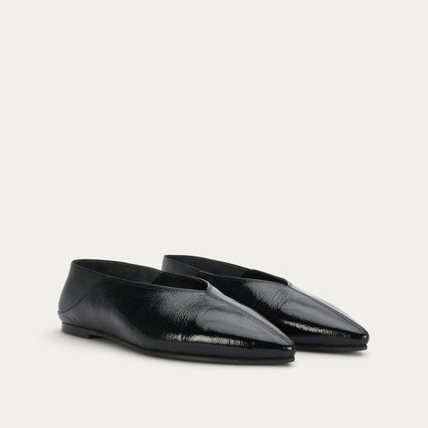 Epona Flat - Black Patent