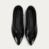 Epona Flat - Black Patent