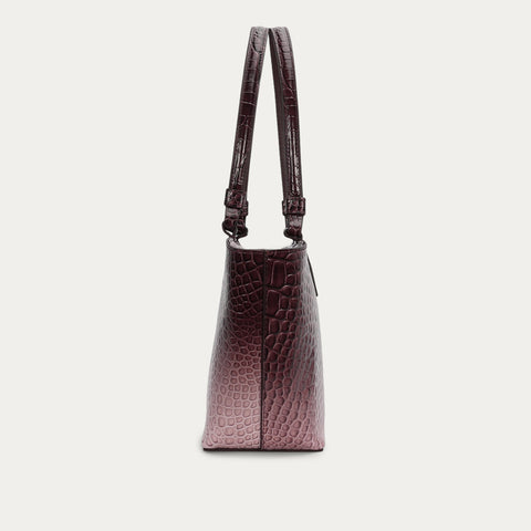 Medium Bandit Tote - Eclipse Croc