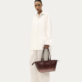 Medium Bandit Tote - Eclipse Croc