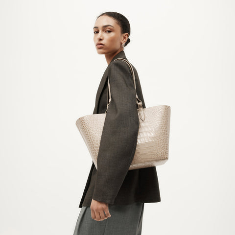 Mr Bandit Tote - Oat Croc