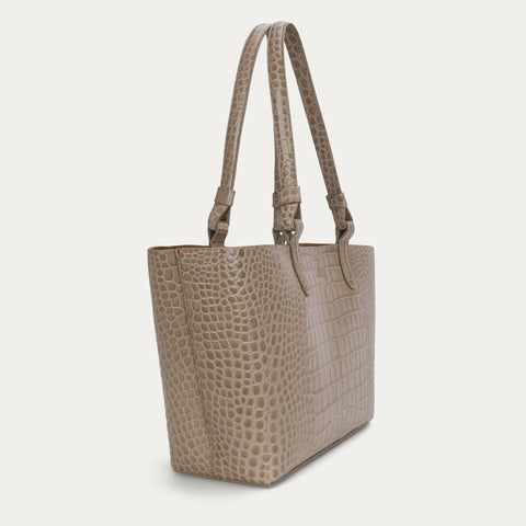 Mr Bandit Tote - Oat Croc