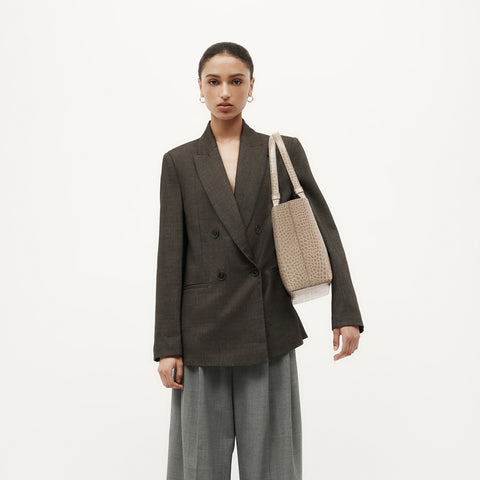 Mr Bandit Tote - Oat Croc