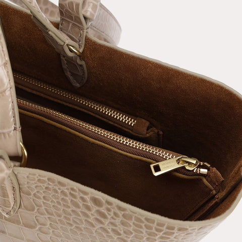 Mr Bandit Tote - Oat Croc