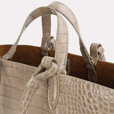 Mr Bandit Tote - Oat Croc