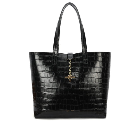 Mr Porter Tote - Black Croc