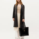 Mr Porter Tote - Black Croc