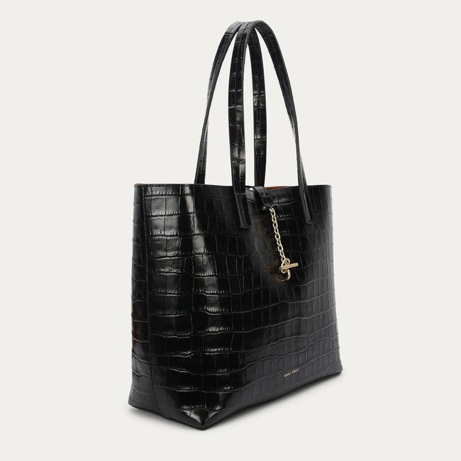 Mr Porter Tote - Black Croc