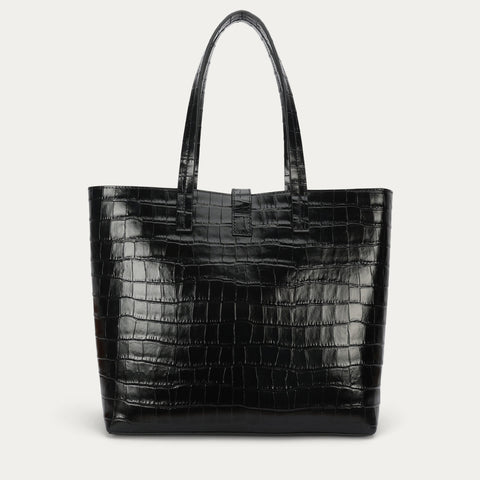 Mr Porter Tote - Black Croc
