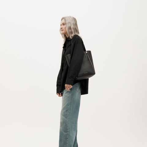 Mr Scurry Tote Midi - Black