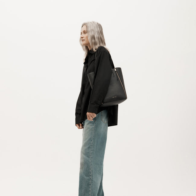 Mr Scurry Tote Midi - Black