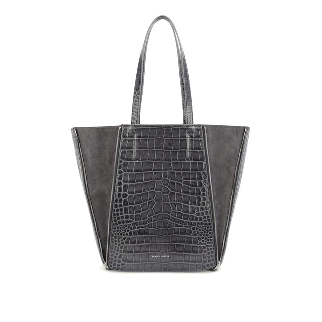Mr Scurry Tote Midi - Flint Croc