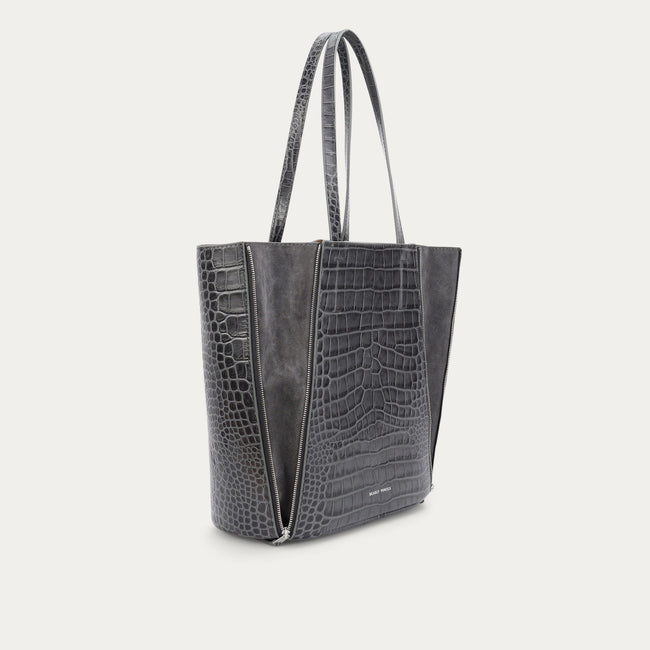 Mr Scurry Tote Midi - Flint Croc